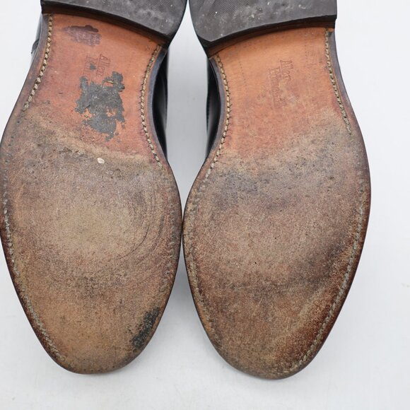 Allen Edmonds Park Avenue Men's 9.5 E Cap Toe Oxford Dress Black Leather USA - Picture 10 of 15